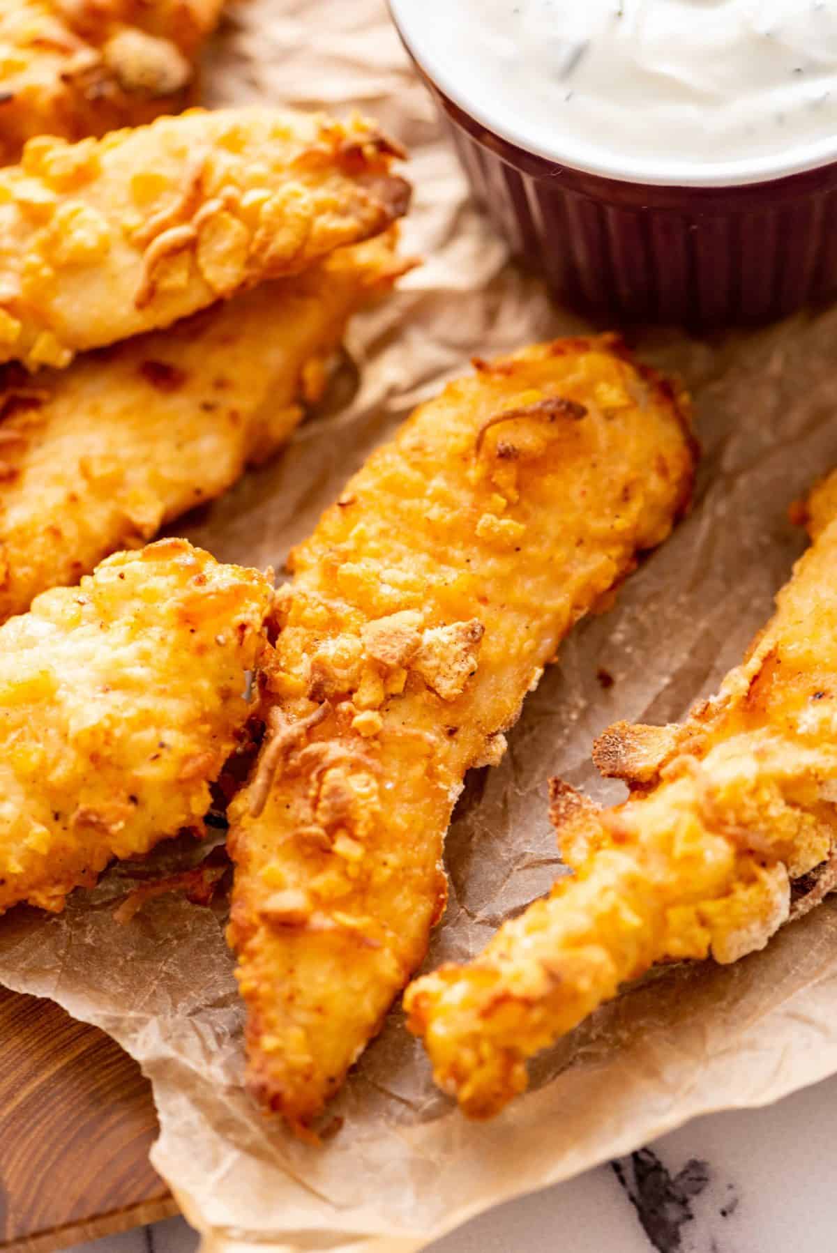 Crispy Baked Chicken Fingers: The Cornflake Trick That Beats Fried